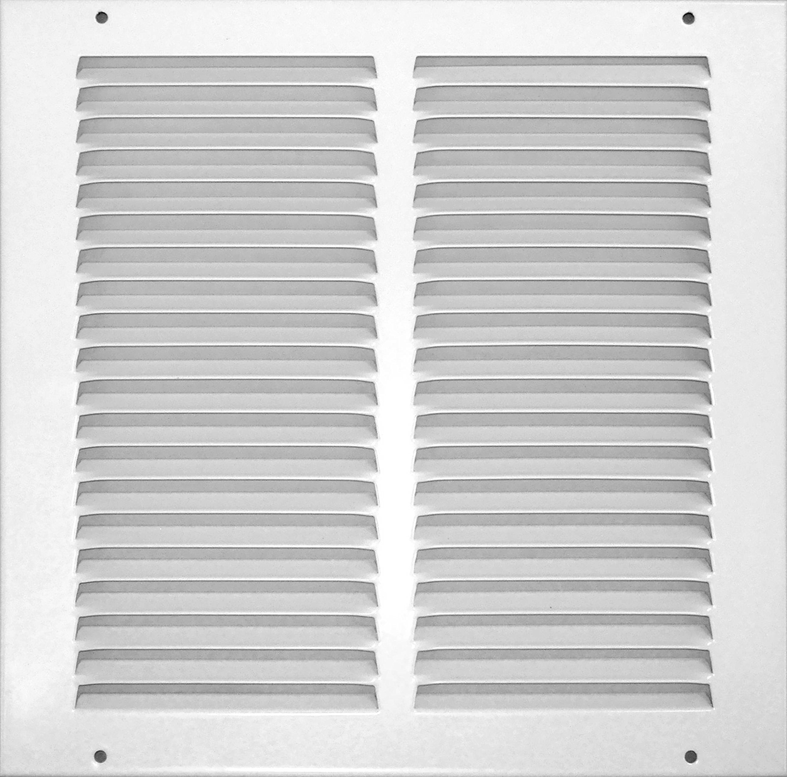 Photo 1 of Accord ABRGWH1414 Return Grille with 1/2-Inch Fin Louvered, 14-Inch x 14-Inch(Duct Opening Measurements), White 14 Inch x 14 Inch