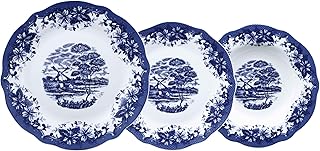 BRUNCHFIELD Zastawa stołowa, porcelana, biała, 28 x 26 x 28 cm