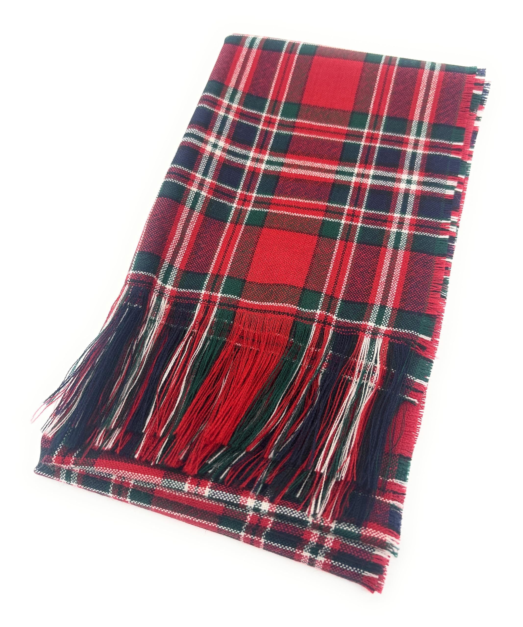 Traditional Pure New Wool Tartan Sash, Scottish Highland Wear, Ladies Burns Night Accessory, Wedding Wear (MacFarlane)
