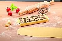 Vista 3 de Tescoma 630879.00 Ravioli Maker, Molde para 21 ravioles cuadrados, cortador de raviolis, prensa de raviolis, sello de raviolis
