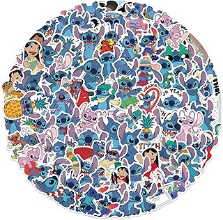 100PCS Cartoon Character Lilo & Stitch Stickers Kids Stickers Pack Cute ...
