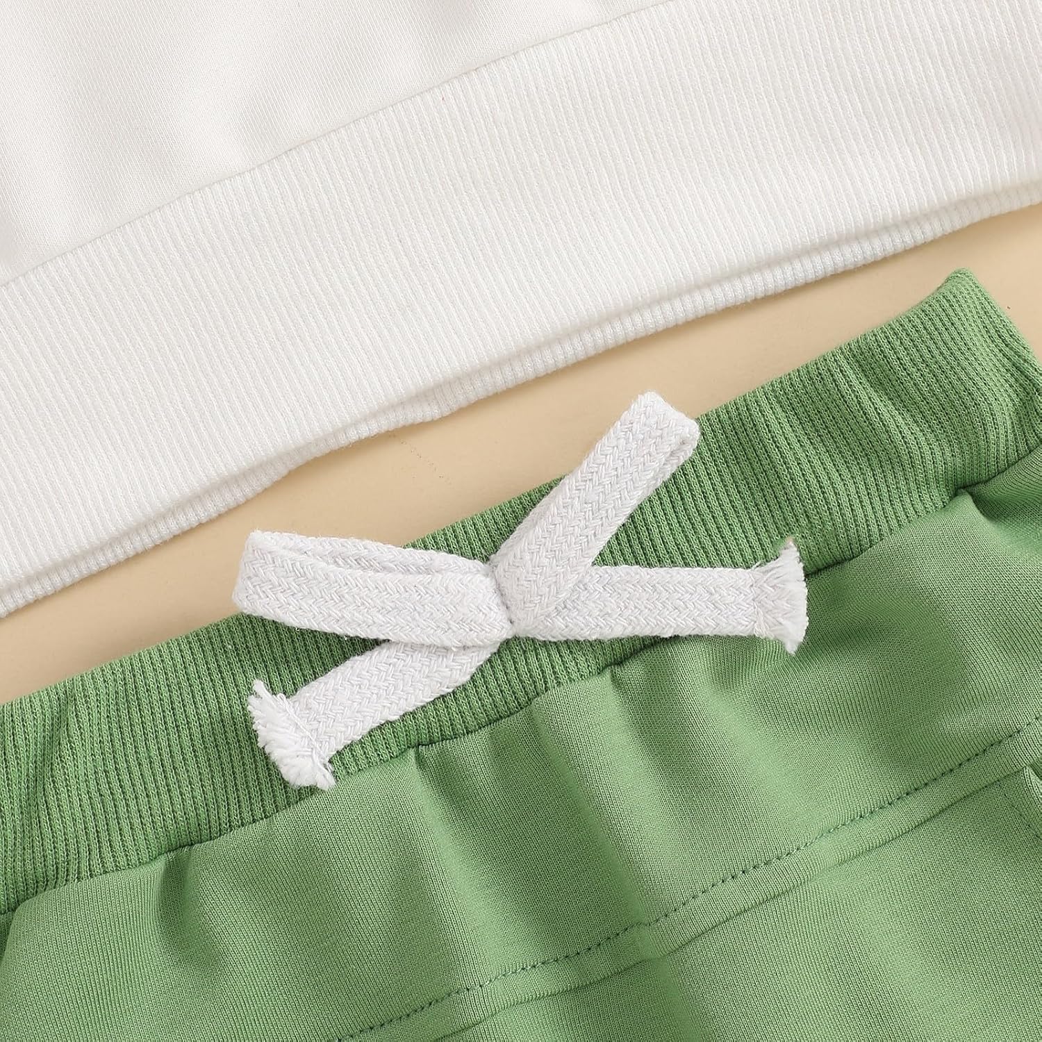 Toddler St Patricks Day Baby Boy Outfit Lucky Letter Long Sleeve Sweatshirt Jogger Pants Set Cute Winter Clothes - Image 4