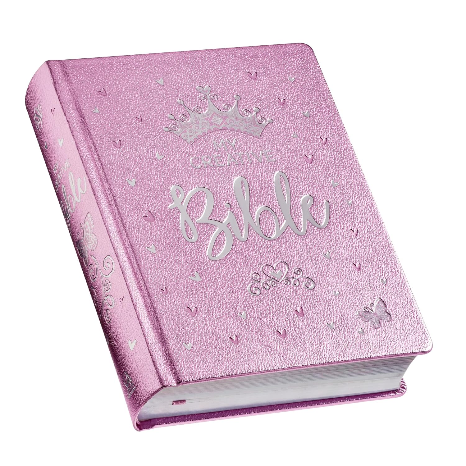 ESV Holy Bible, My Creative Bible For Girls, Faux Leather Hardcover w/Ribbon Marker, Illustrated Coloring, Journaling and Devotional Bible, English ... Metallic Pink (ESV Creative Editions Girls)