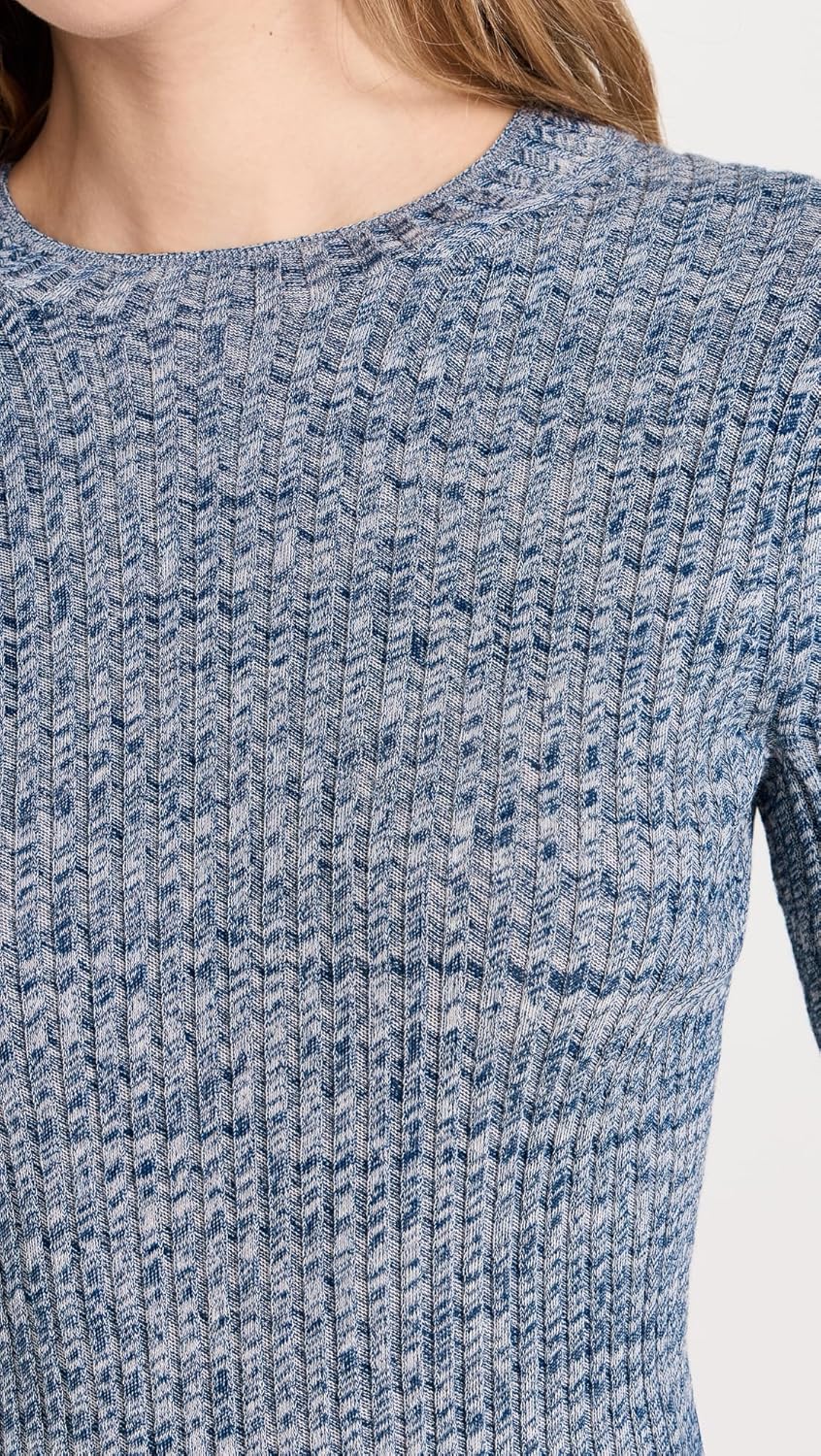 Vince Women's Marl Mock Neck Pullover - Image 6