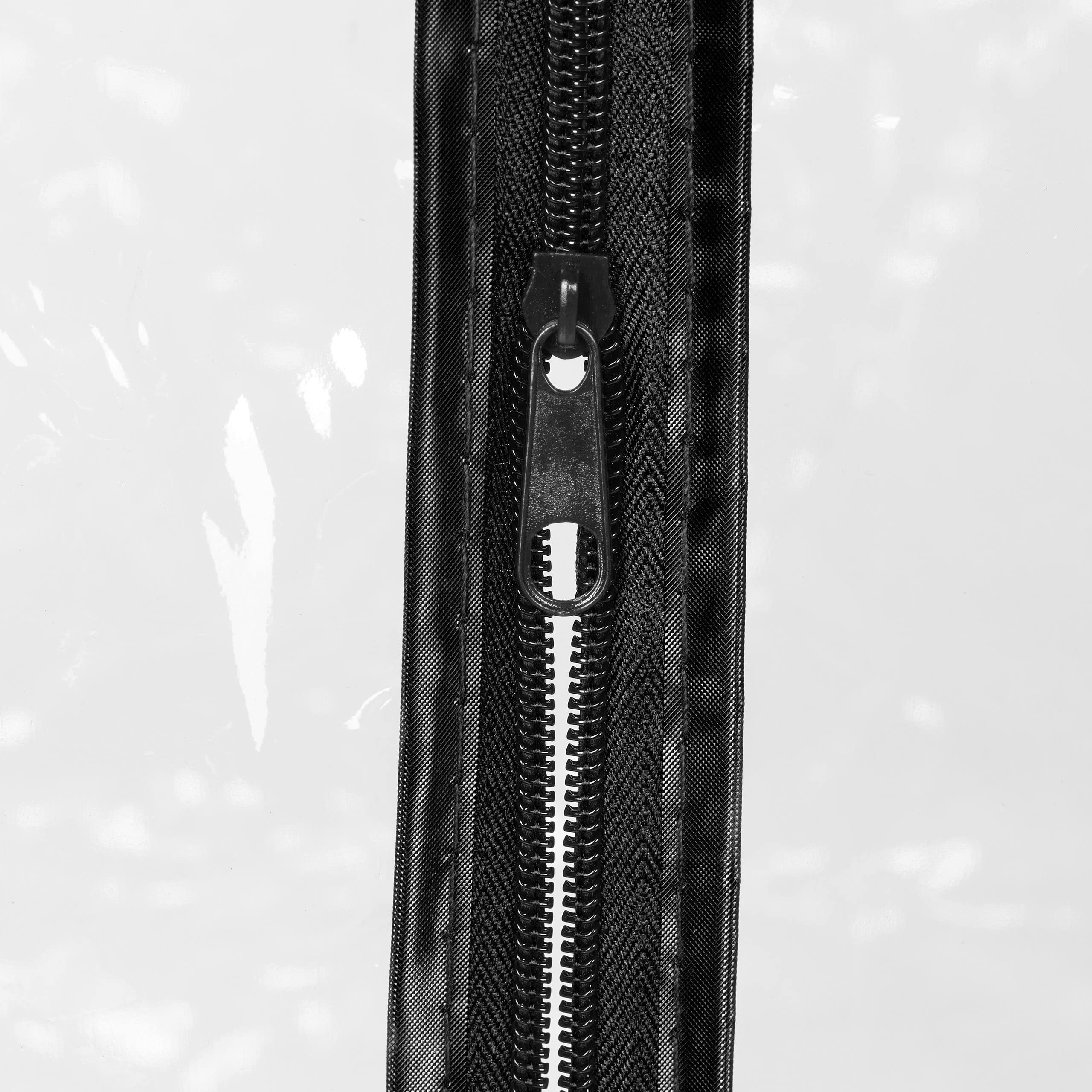 Relaxdays Folienfrühbeet, HBT: 71 x 189 x 78 cm, breite Tür, Frühbeet Tunnel, Aufzucht, Gewächshaus, PVC, transparent