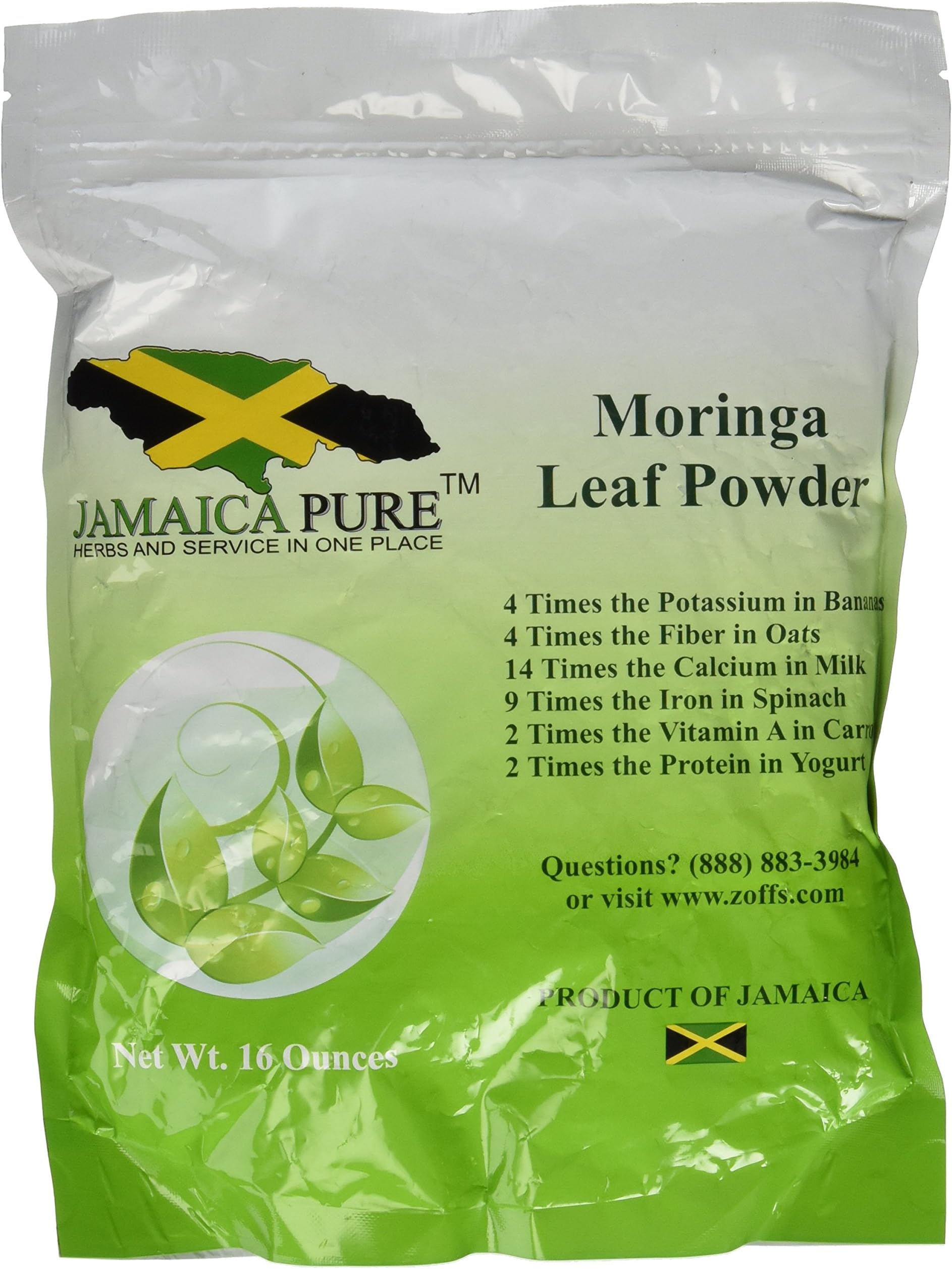 Moringa Leaf Powder (16 Oz / 1 Lb / 453.59 G)
