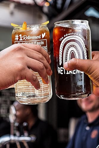 Miniatura 7 de ANOTION Regalos de jubilación, tazas de café de cristal para mujeres y hombres, elefante blanco y regalos divertidos, decoraciones de fiesta de