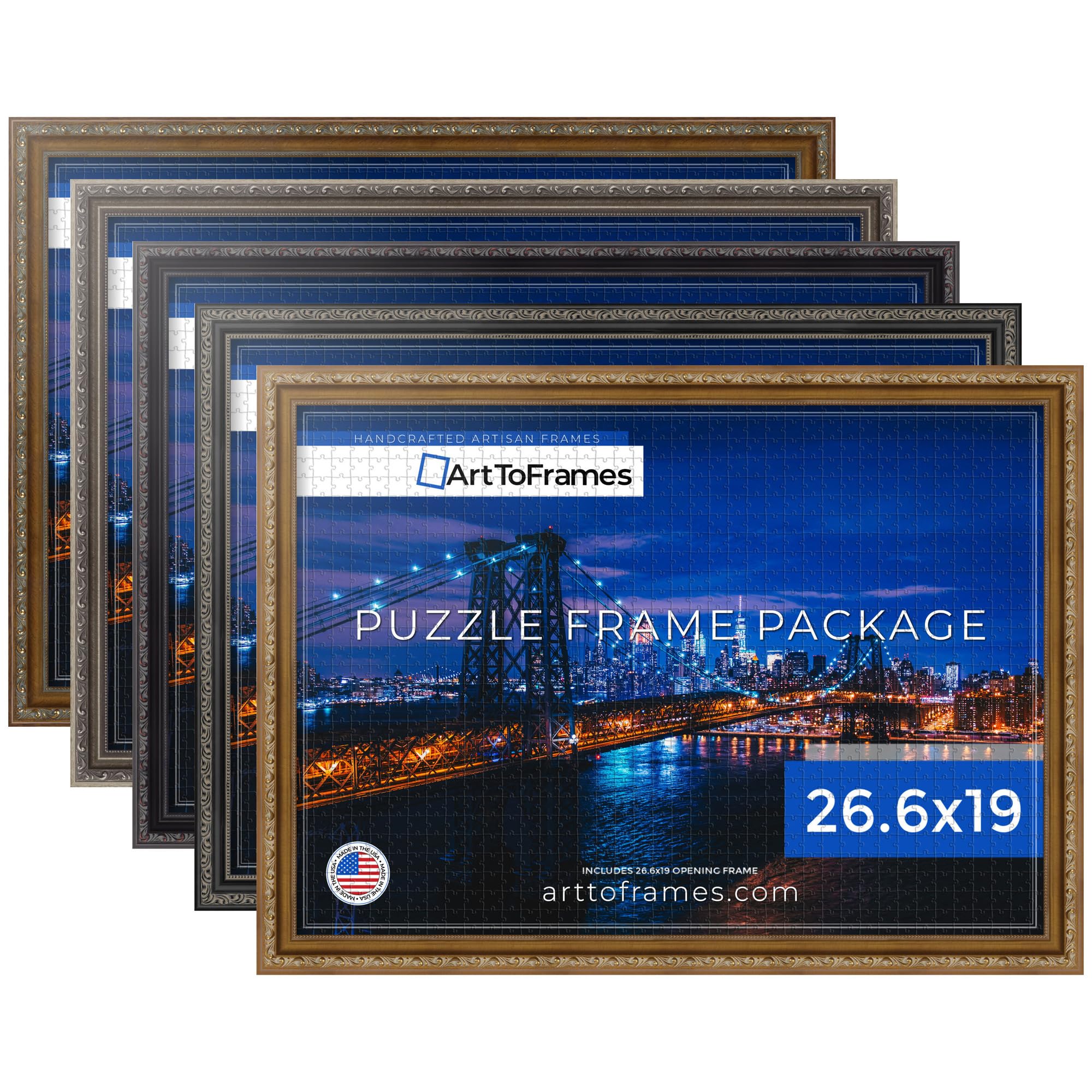 Amazon.com - ArtToFrames 26.6x19 INCH/68x48 CM Black Frame for