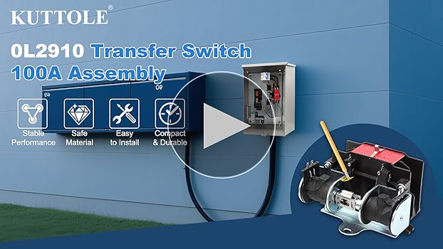 Amazon.com: 0L2910 Automatic Transfer Switch 100 Amp with Handle