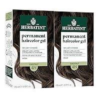 Vista 45 de Herbatint - Tinte permanente para el cabello - 4N castaño - Para hasta 100% de cobertura de canas resistentes - Sin amoníaco, sin alcohol y vegano