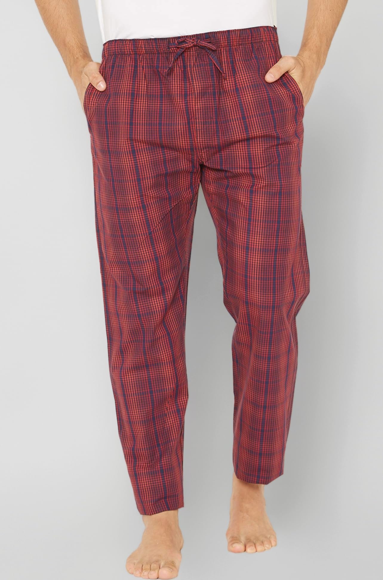 XYXX Men's Checkmate 100% Super Combed Cotton Regular Fit Pyjamas