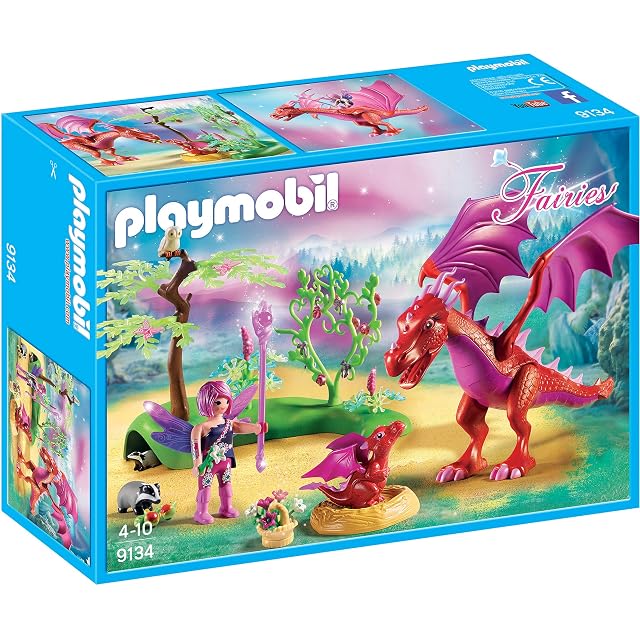 PLAYMOBIL Hadas - Dragón con Bebé (9134)