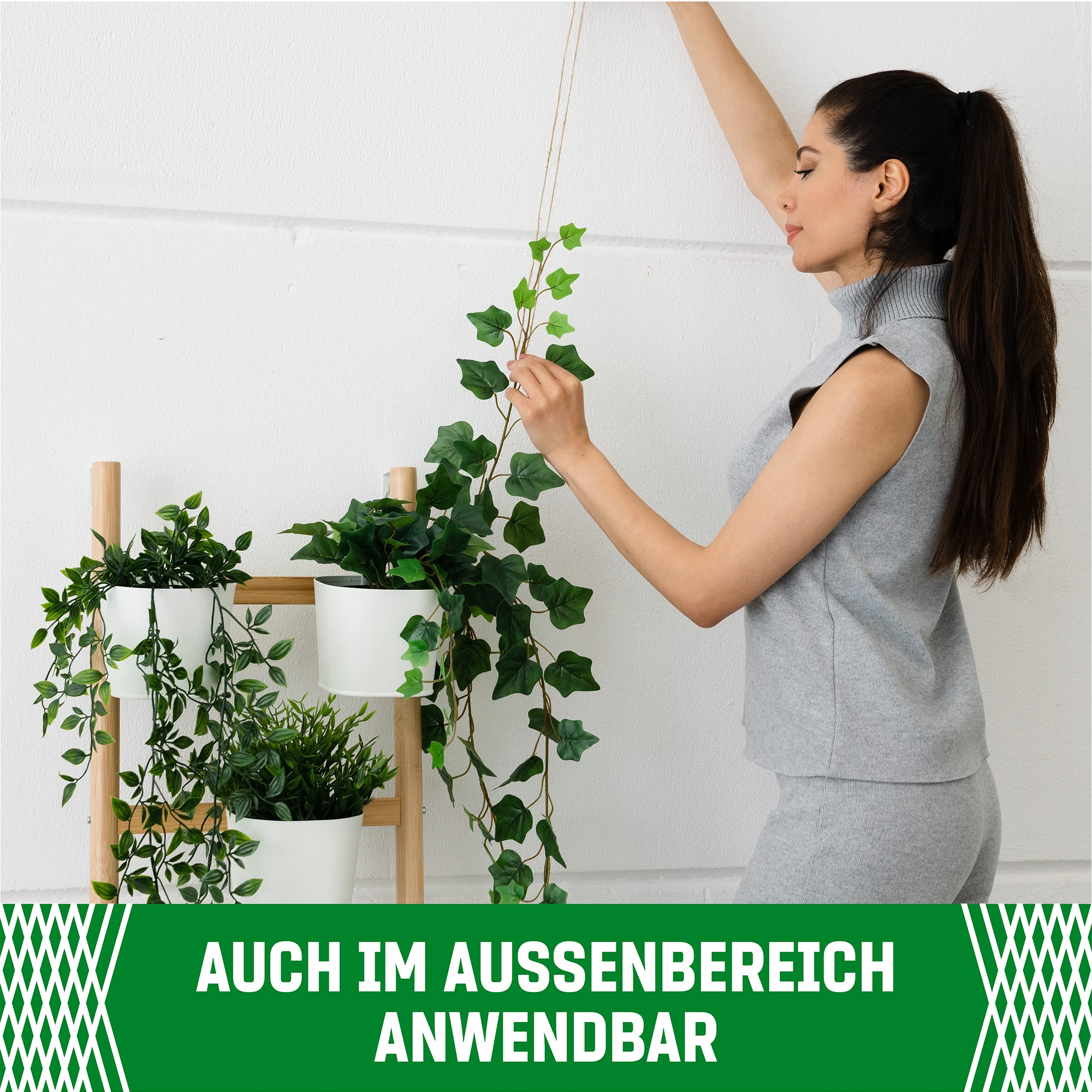 GardenGloss® Juteschnur aus Naturfaser - 100% Biologisch Abbaubar - Zweifädige Schnur für Garten, Basteln, DIY und Geschenkverpackung (200m Länge, 1mm Stärke)
