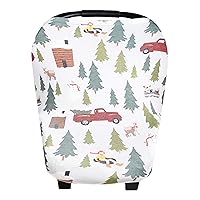 Vista 10 de Copper Pearl Funda multiusos: fundas de asiento de automóvil, funda de lactancia y funda de cochecito para el sol, tela elástica, uso para todas