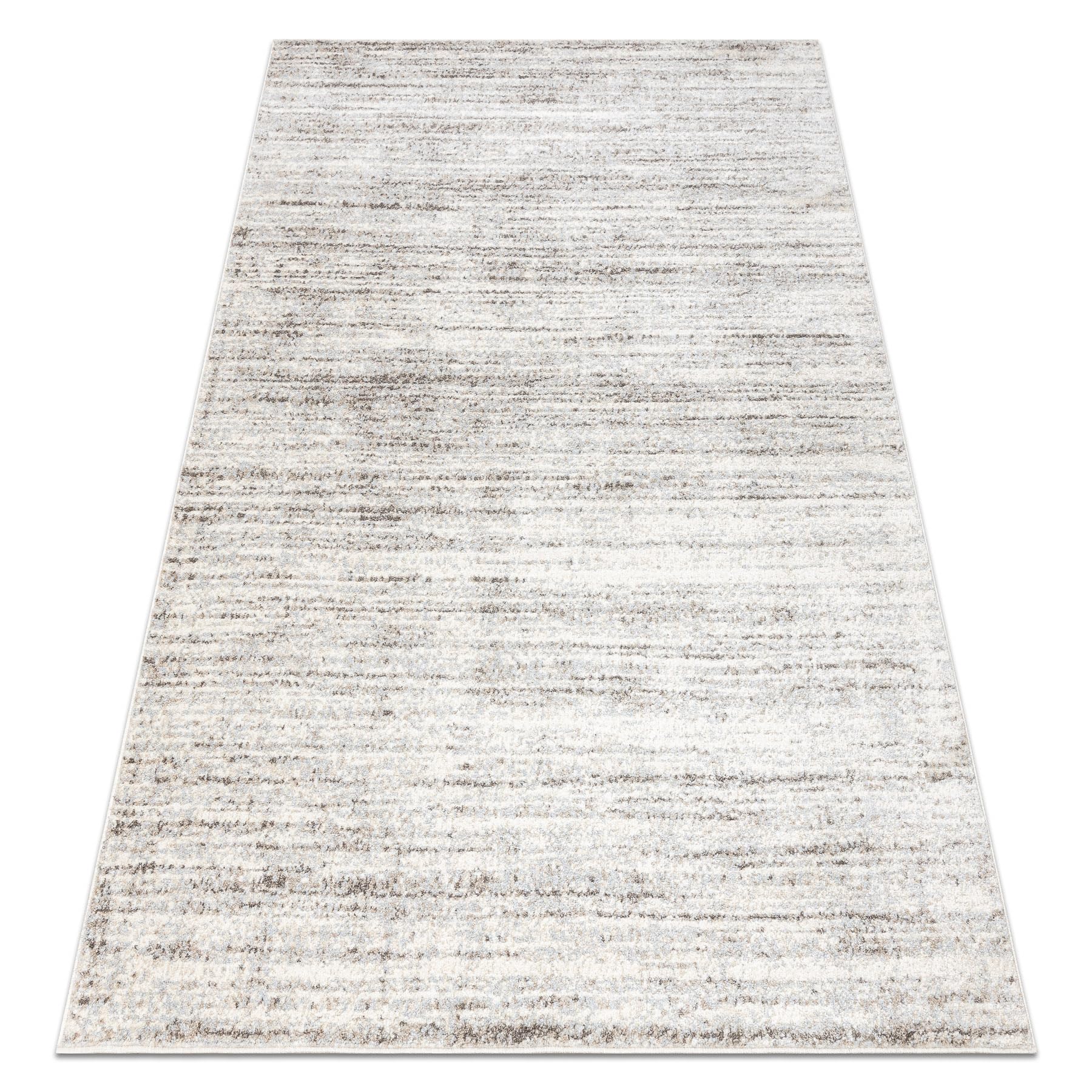 Tapis moderne mélangé Fusion 7156 crème, grand tapis salon et moquette douce 200x290