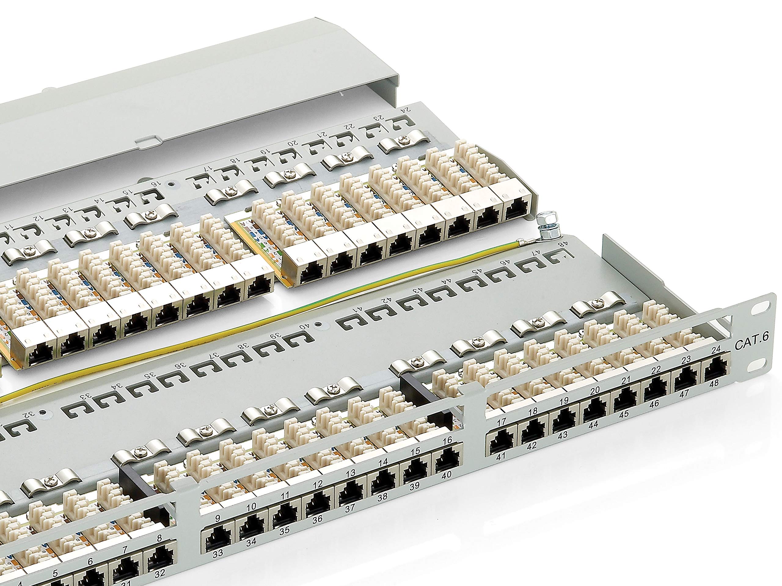 Equip Patch Panel 19 - Tablero de conexiones, color plateado