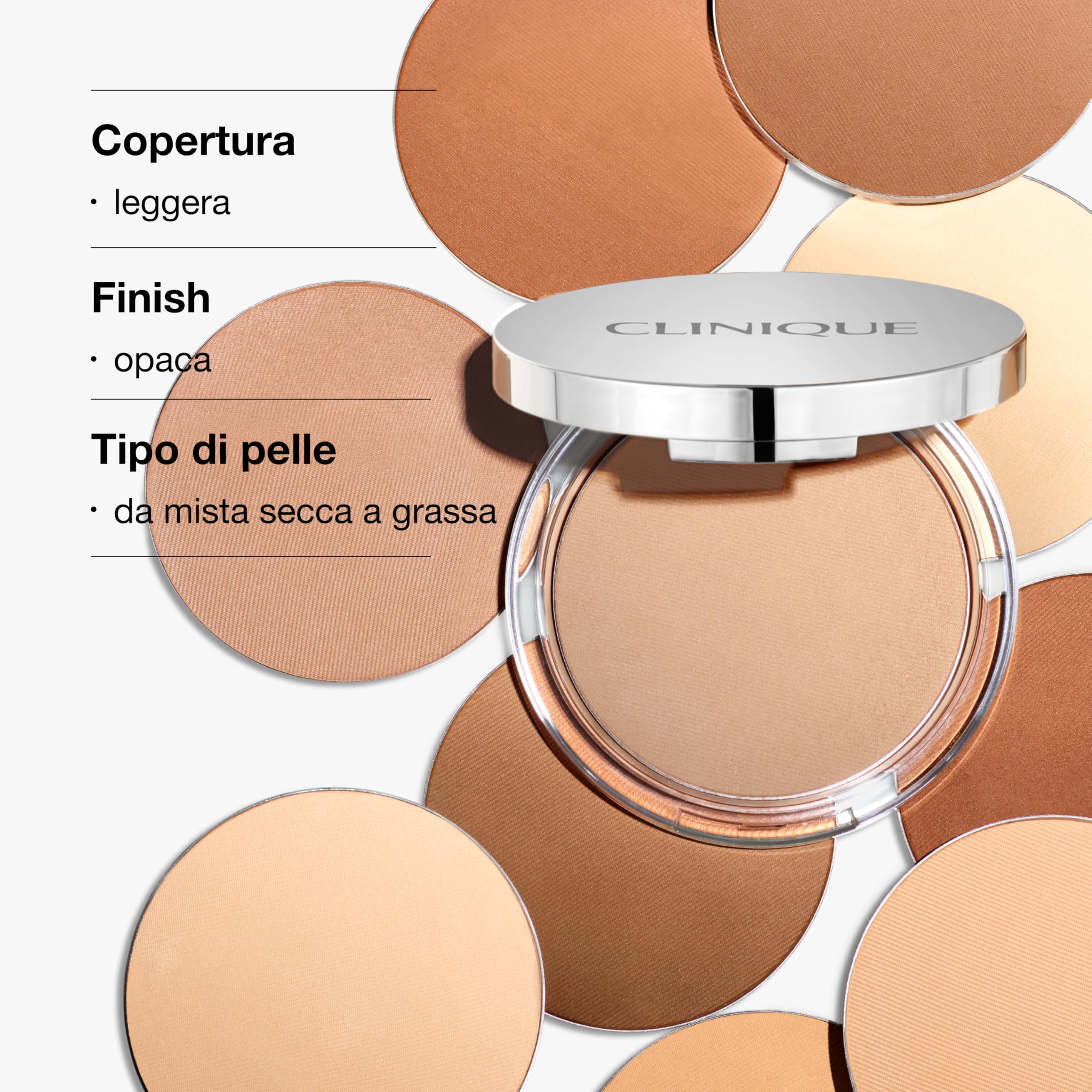 Clinique Stay-Matte Sheer Pressed Powder For Oily Skin Types cipria compatta | Finish matte e anti-lucido