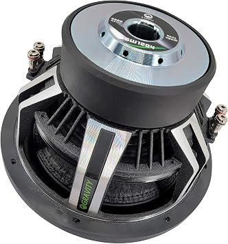 Gravity Warzone 15 7000 Watt Car Audio Subwoofer 4 Ohm DVC Power Supply 2 Woofers