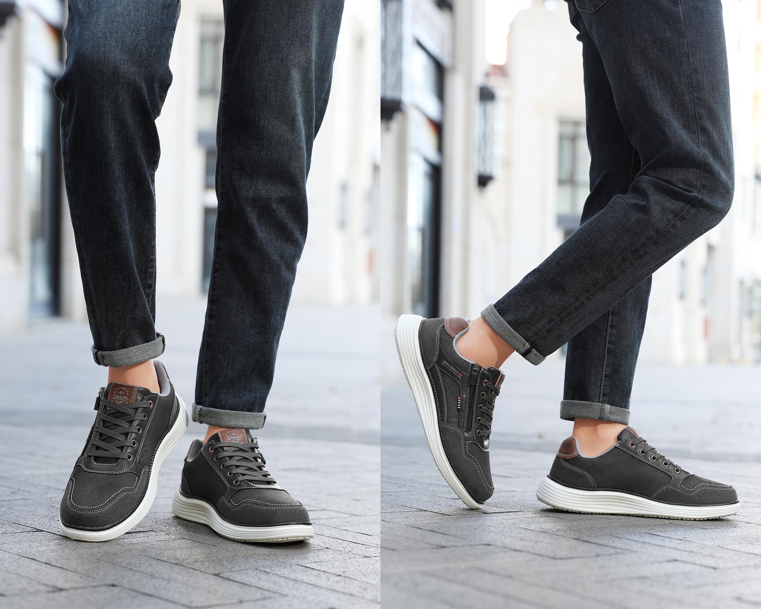 ARRIGO BELLO Zapatillas Hombre Zapatos Casual Deportivas Caminar Vestir Gimnasio Moda Cómodo Sneakers Talla 41-46