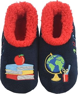 Snoozies Pairable Slipper Socks - Funny House Slippers for Women, Non-Slip Fuzzy Slipper Socks