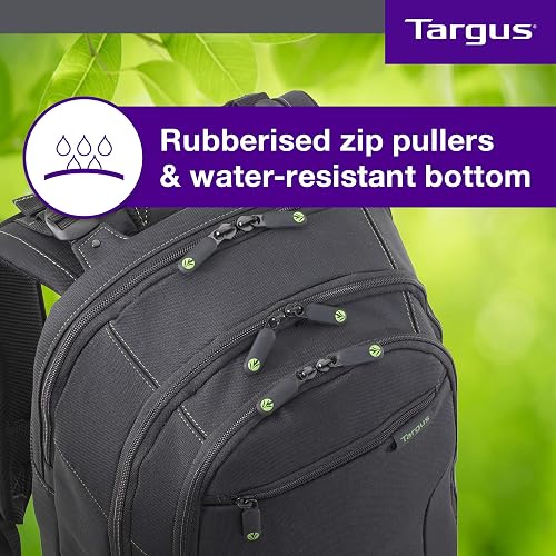 Targus 15.6" Spruce EcoSmart Checkpoint Friendly Backpack, Made From Recycled Bottles, Durable, TSA Friendly, 27L (TBB013US) - 3