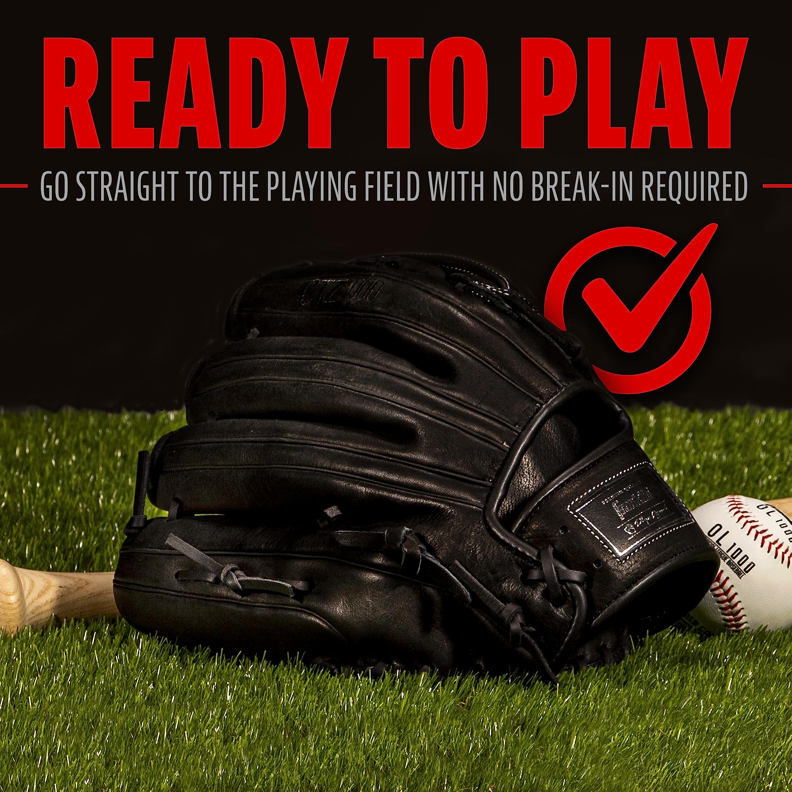 Franklin Sports Rękawica baseballowa – męskie rękawice baseballowe dla dorosłych i młodzieży – CTZ5000 rękawice baseballowe ze skóry bydlęcej