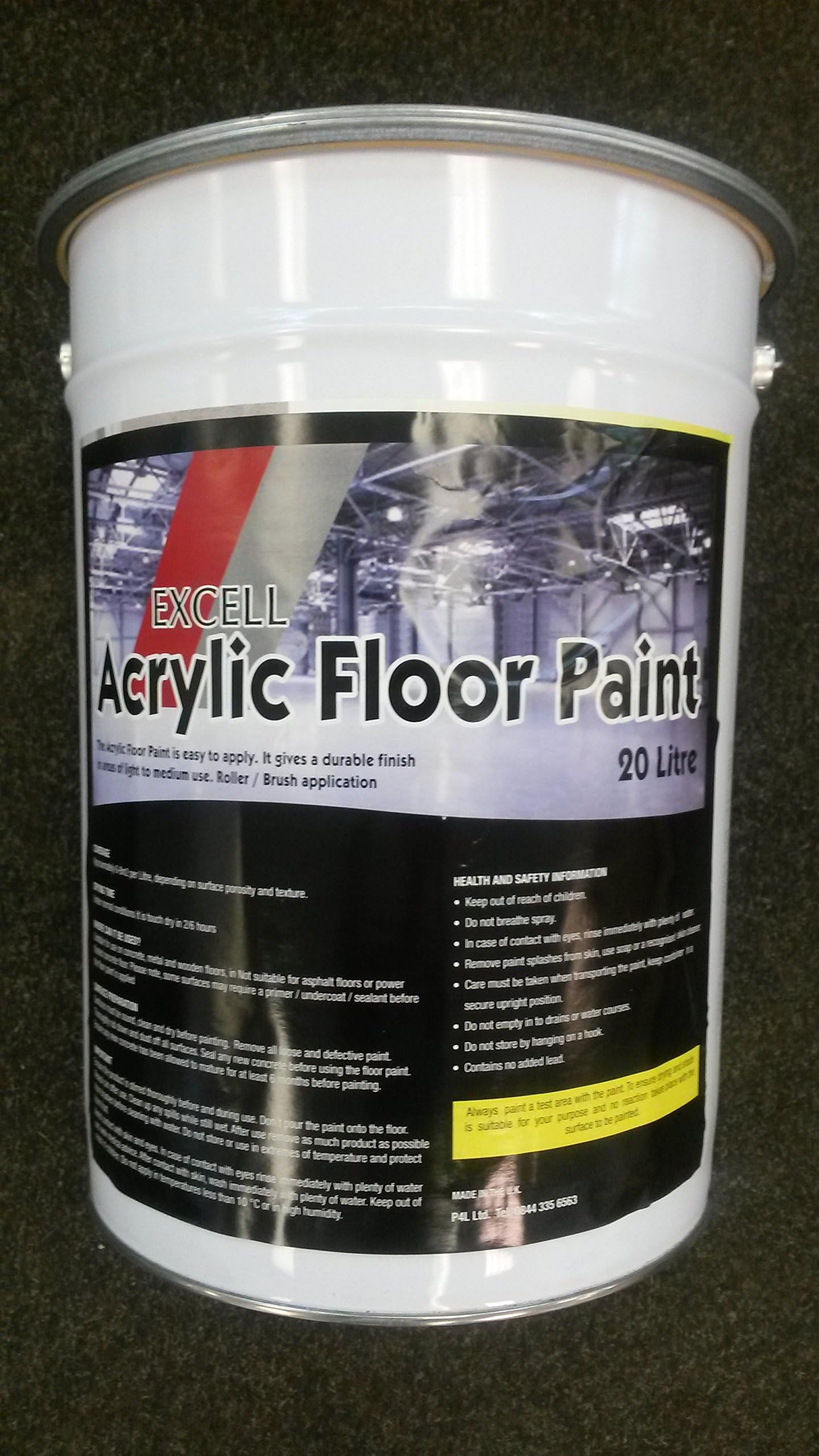 20ltr Acrylic Floor Paint Grey