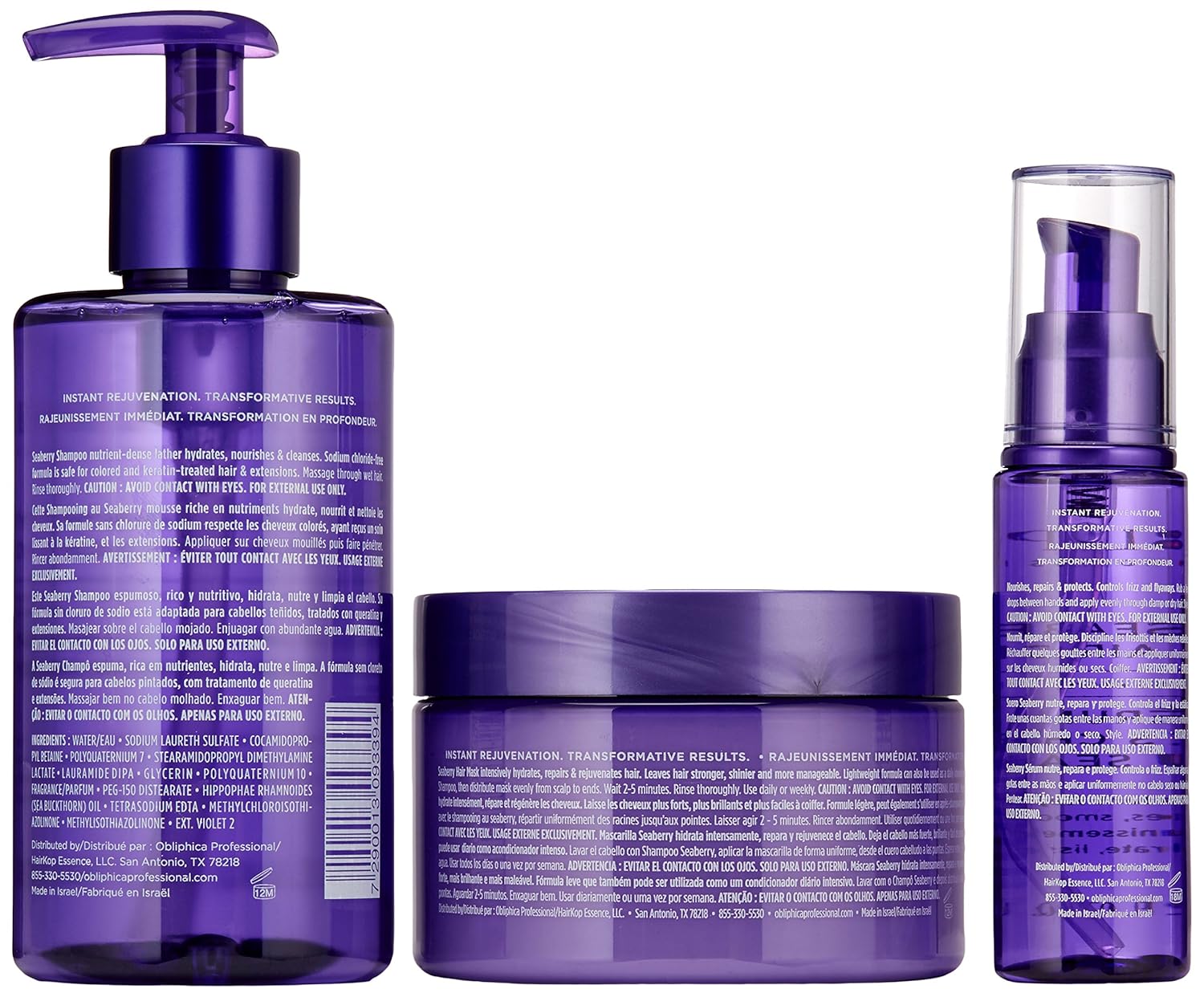 Obliphica Expect Perfection Sleek & Smooth Seaberry Collection - Unleash The Power of Effortlessly Sleek and Smooth Hair, Radiating with Health, Elegance, and Unmatched Brilliance.