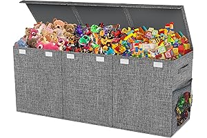 Spacious and Durable XL Toy Box for Kids