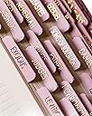 Bible Tabs for Women Study Bible, Gold Embossed Matte Catholic Bible Tabs Pink, Bible Book Index Tab Bible Book Tabs w/Old & New Testament Pink Bible Tabs Perfect Laminated Bible Study Supplies Peony