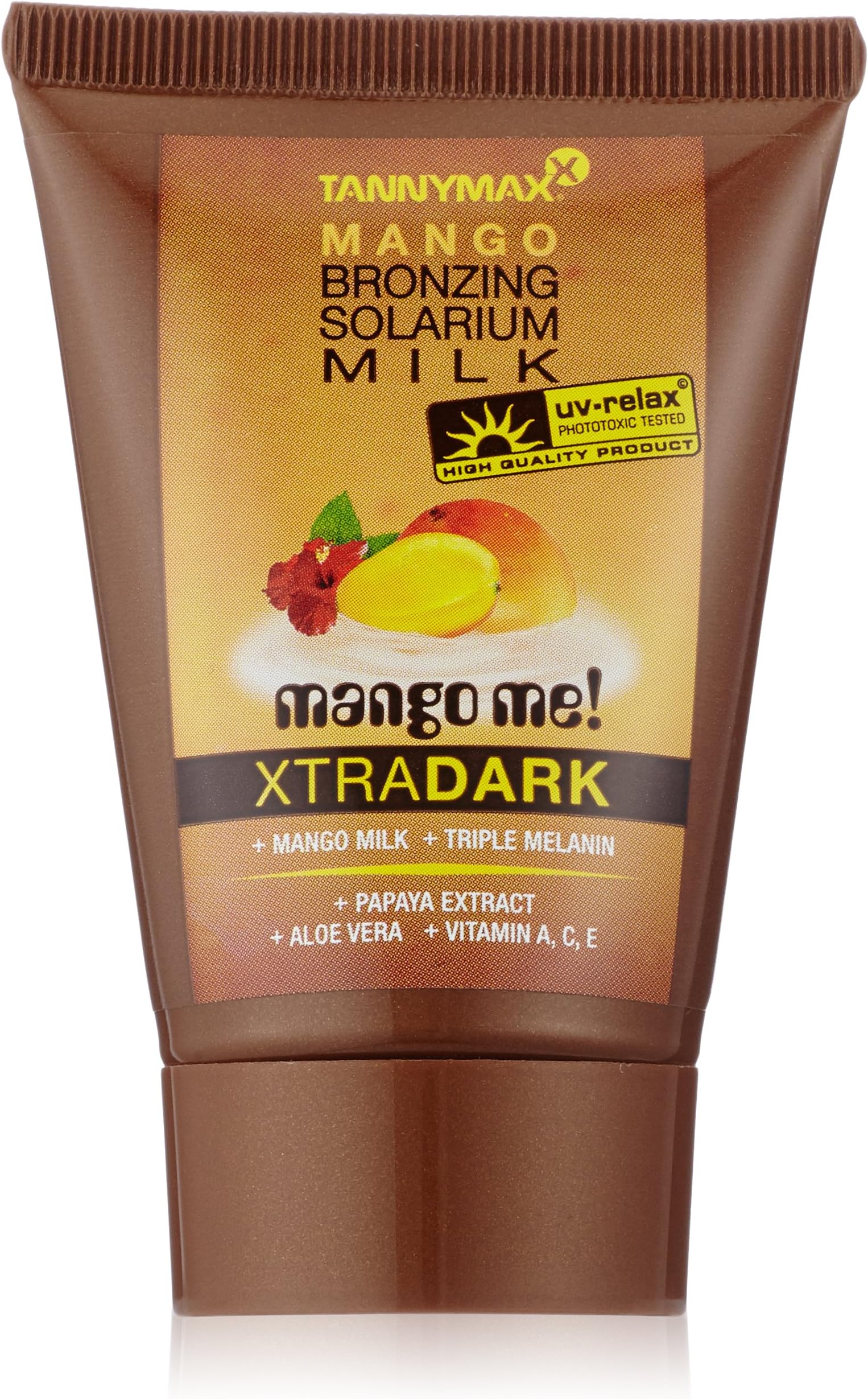 Mango Me Xtra Dark Mango Bronzing Solarium Milk Sunbed Cream Tan Accelerator 50ml by Tannymax