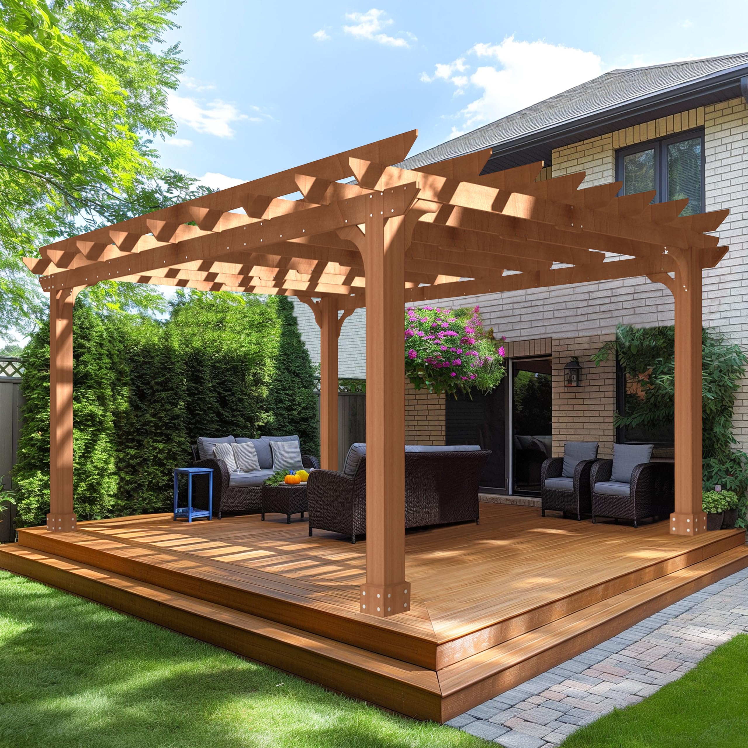 MUPATER Cedar Pergola