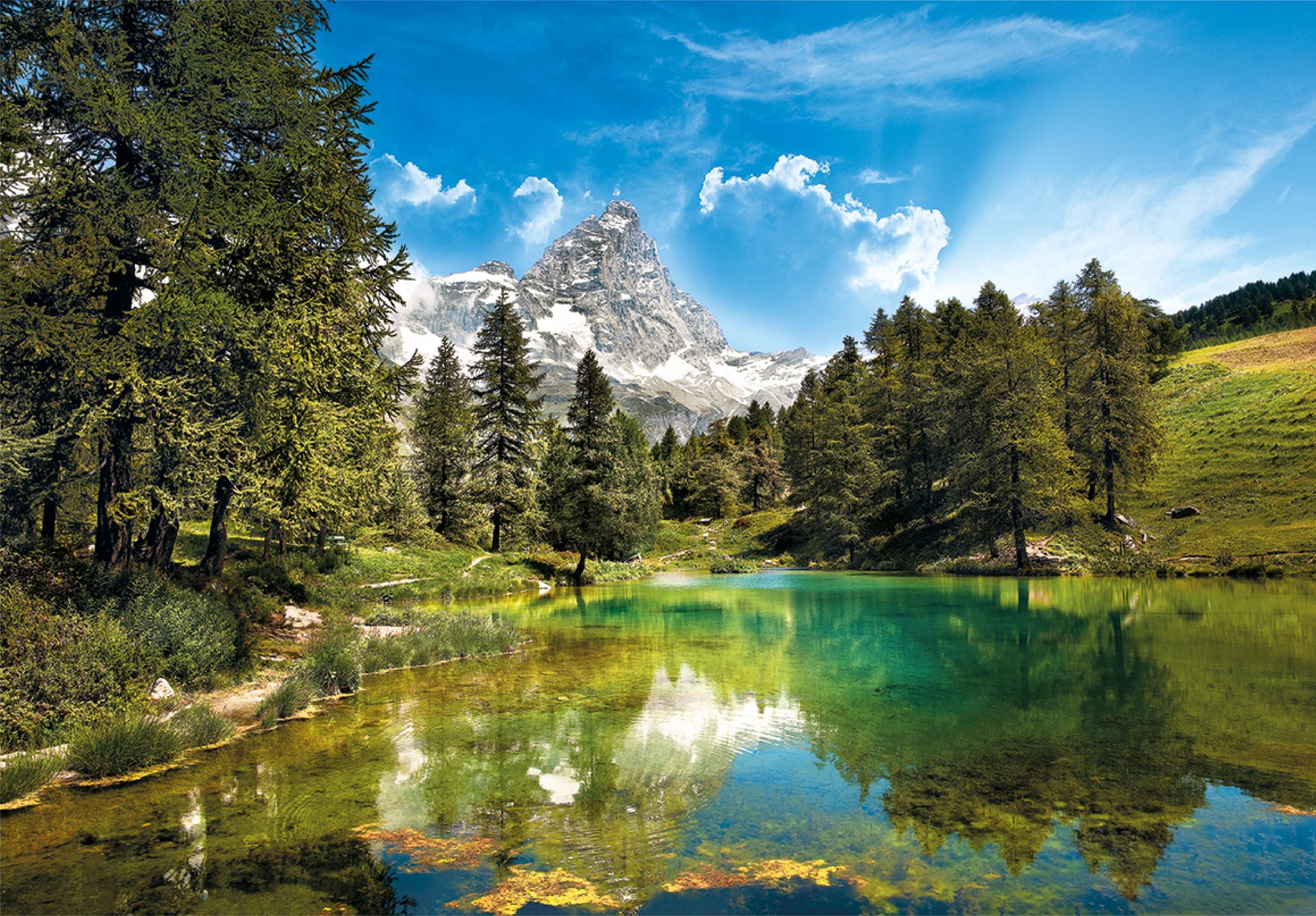 Clementoni Jigsaw Puzzle Collection, Blue Lake 1500 Pieces, Poster Included, Puzzle For Adults 14-99 Years - Image 2