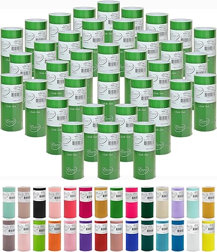 Miniatura 44 de Expo International Tul mate decorativo, tela de tul de poliéster ligero para tutús, disfraces y decoraciones de fiestas, lavable, fácil de usar, 6