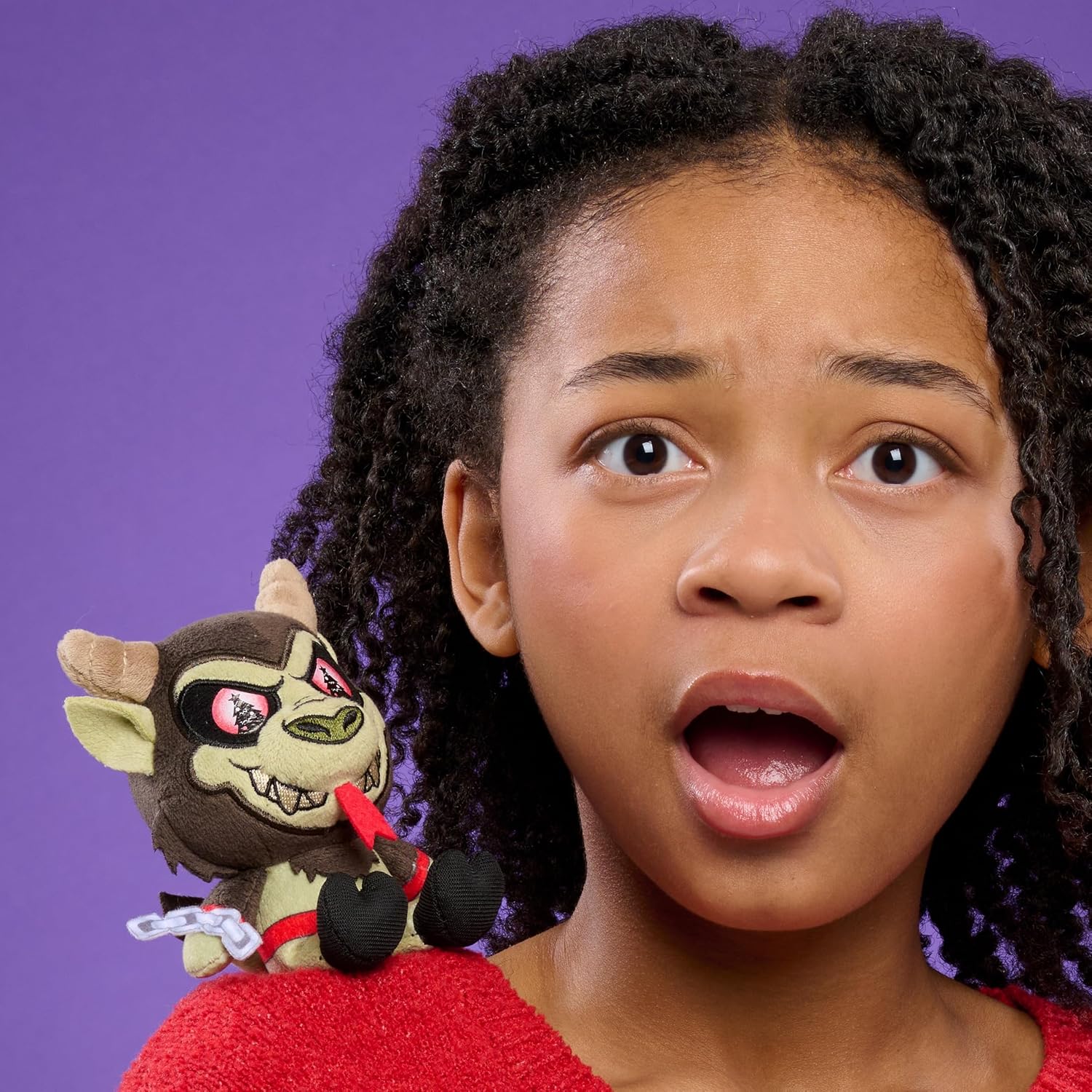 Perch’d Tiny Nightmares Krampus Shoulder Plush Magnetic Shoulder Pal image 2