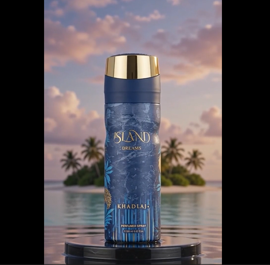 香水(男性用) Khadlaj  Dreams Khadlaj Island Dreams – Fruity, Floral, Woody, Musky – Extrait de