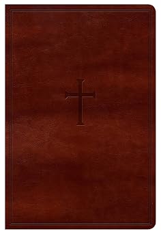 NKJV Large Print Personal Size Reference Bible, Brown LeatherTouch