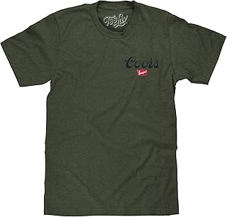 Men's Coors Banquet The Legend Double Sided Beer Brand T-Shirt