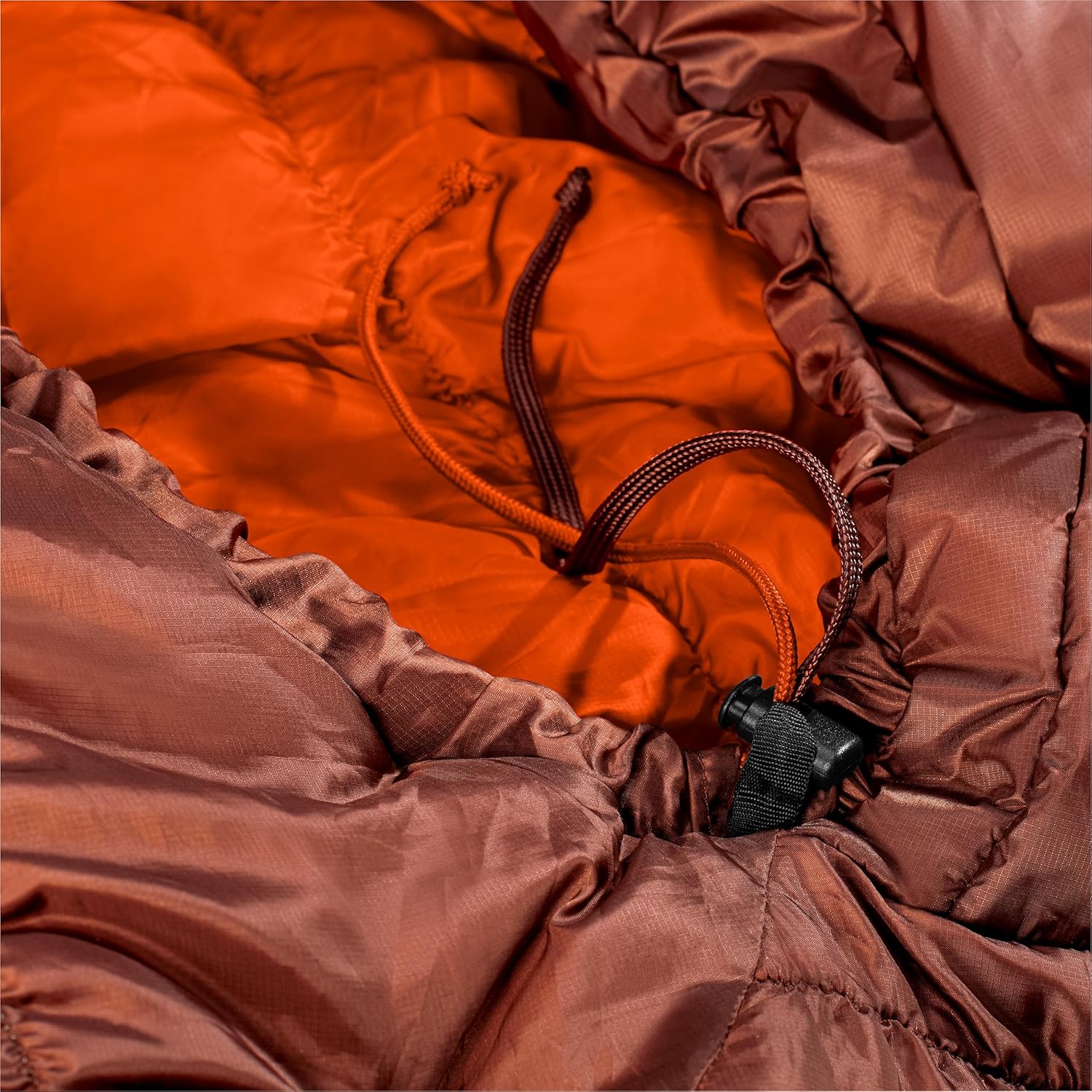 Deuter Exosphere-6° EL Down Camping Sleeping Bag, Men's, Umbra-Paprika, One Size