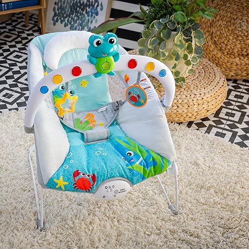 Miniatura 15 de Baby Einstein Ocean Explorers - Asiento infantil musical Kick to It Neptuno, unisex, para edades de 0 a 6 meses hasta 20 libras