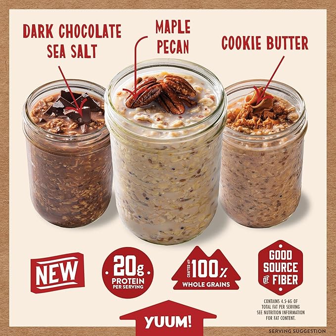 Kodiak Cakes Avena Proteína Overnight Oats Variety Pack 12 Unidades miniatura 5