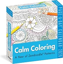 Calm Coloring Page-A-Day® Calendar 2026: A Year of Zendoodle® Patterns