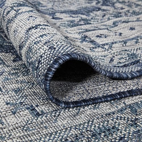 Miniatura 9 de Keen Home Design Alfombra moderna para exteriores, 8 x 10 pies, lavable para interiores y exteriores, para patio, cocina, balcón, playa, jardín,