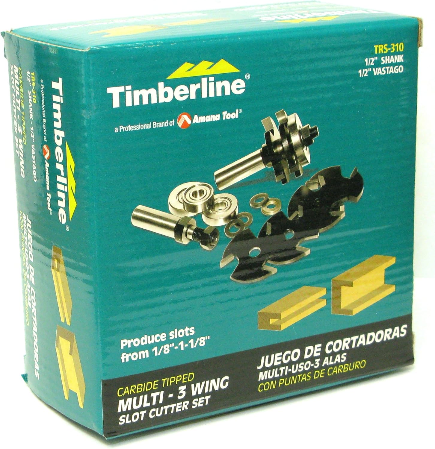 Timberline - Multi 3 Wings Slot Cutters Set (TRS-310)