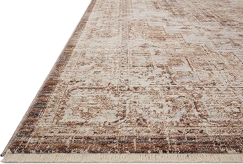 Miniatura 4 de Loloi Sorrento Collection SOR-03 - Alfombra de pasillo MochaMulticolor de 2 pies y 7 pulgadas x 8 pies