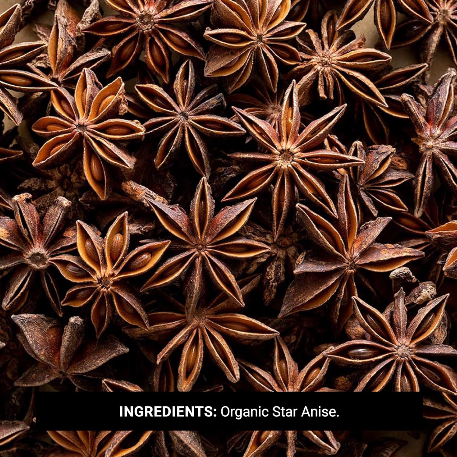 Frontier Co-op Organic Whole Star Anise 1lb - Dried Whole Star Anise Pods
