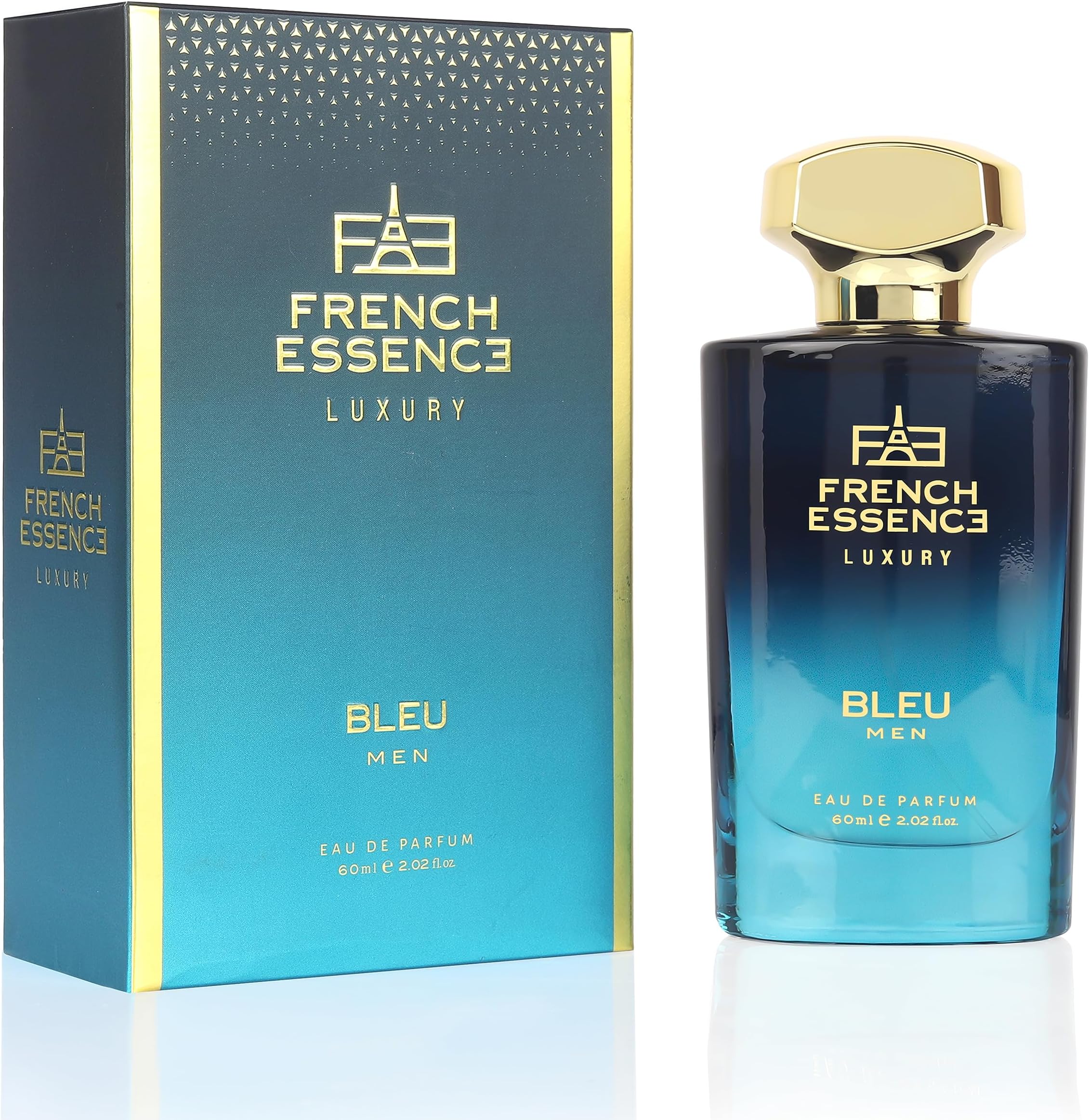 Bleu Men’s Luxury Perfume | Juniper & Musk Long Lasting Eau de Parfum | Bold Masculine Scent | 60 ml