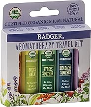 Badger Aromatherapy Travel Kit - 5 Sticks - coolthings.us