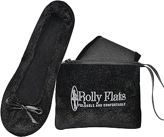 Women's Foldable Flats – Portable Ballet Slippers Shoes for Travel, Wedding – Fits in Purse