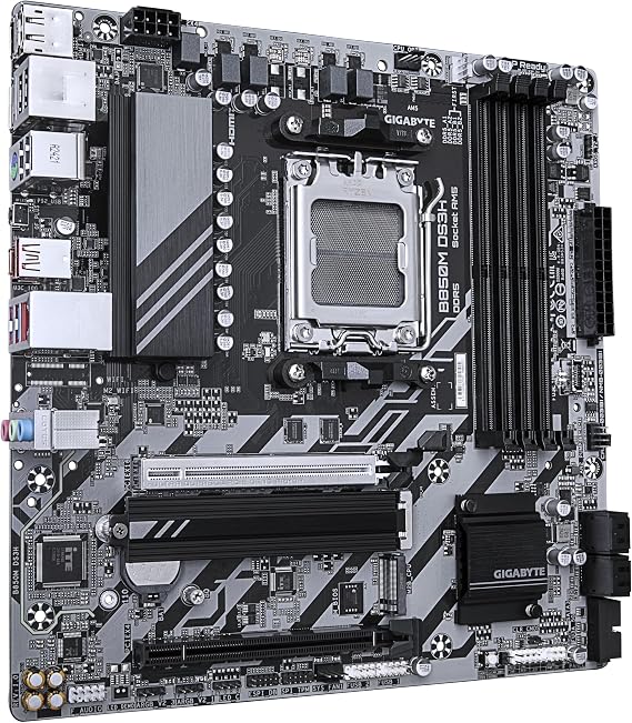 GIGABYTE B850M DS3H LGA1851 DDR5 7200MHz(OC) PCIe 5.0 M.2 Gigabit LAN USB 3.2 mATX Anakart